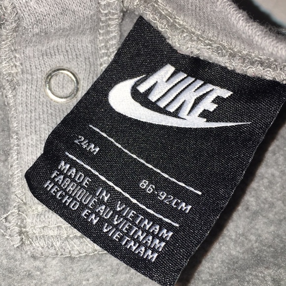 Nike Girl Matching Set | Sweatshirt And Leggings | Size 24M - Picture 3 of 6